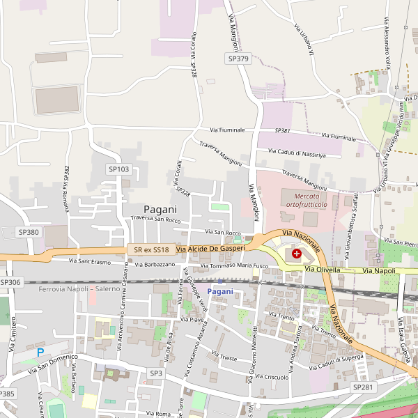 Thumbnail mappa taxi di Pagani