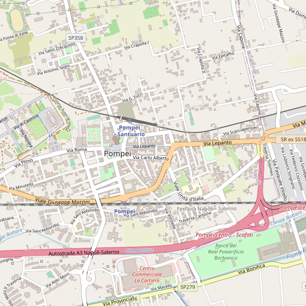 Thumbnail mappa taxi di Pompei