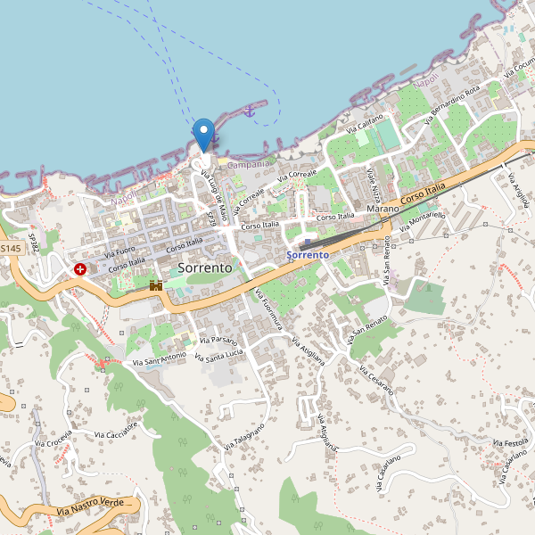 Thumbnail mappa taxi di Sorrento