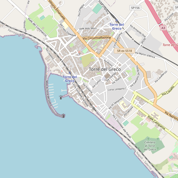 Thumbnail mappa taxi di Torre del Greco