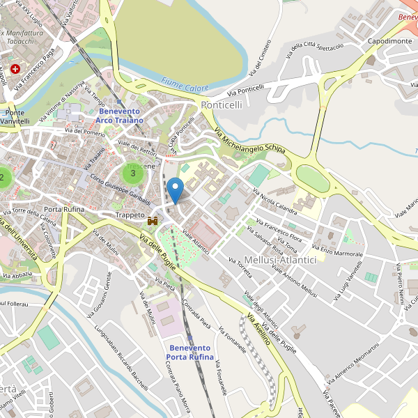 Thumbnail mappa teatri di Benevento