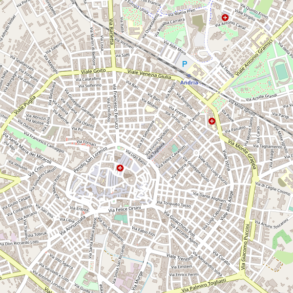 Thumbnail mappa stradale di Andria