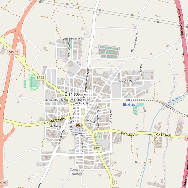 Thumbnail mappa parcheggibiciclette di Bitritto