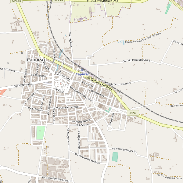 Thumbnail mappa stradale di Capurso