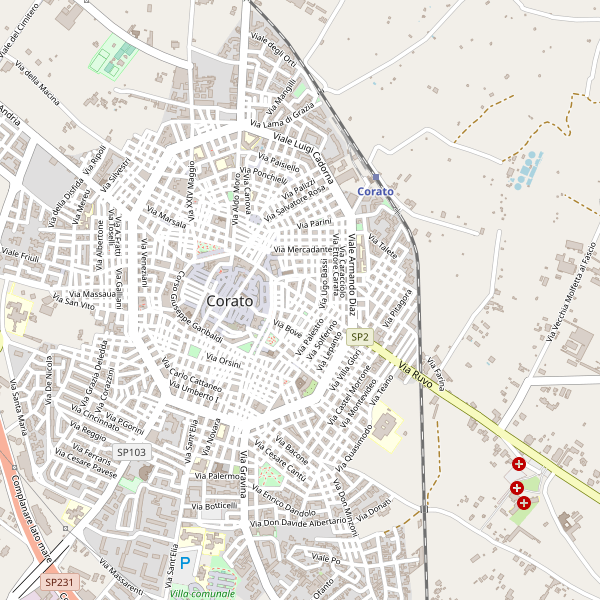 Thumbnail mappa stradale di Corato