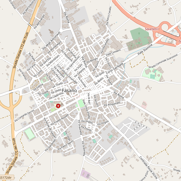 Thumbnail mappa stradale di Fasano