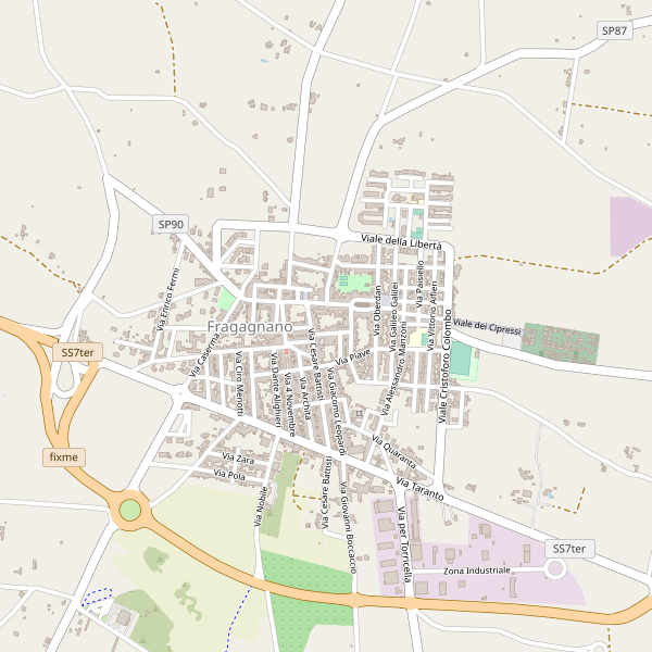 Thumbnail mappa ristoranti di Fragagnano
