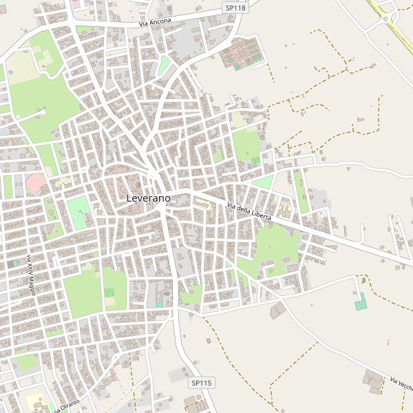 Thumbnail mappa chiese di Leverano