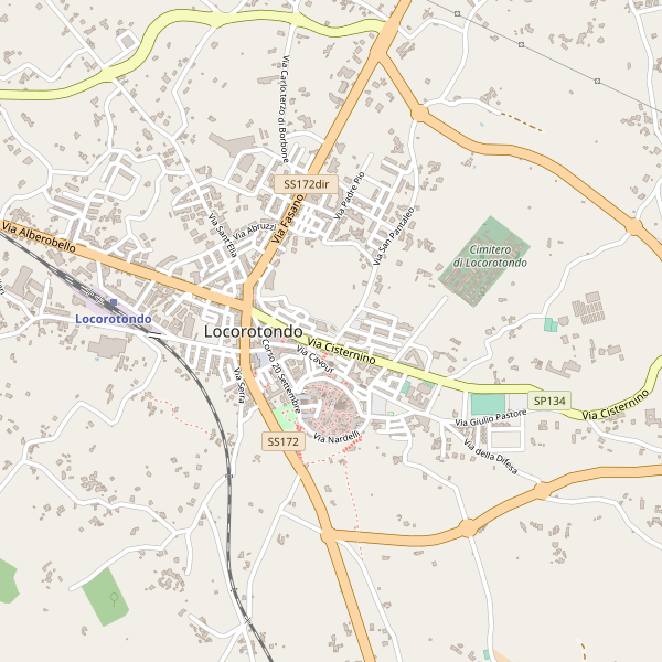Thumbnail mappa stradale di Locorotondo