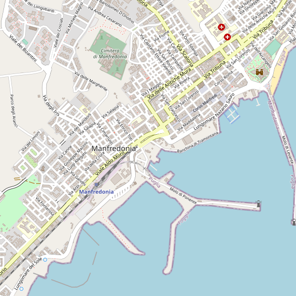 Thumbnail mappa stradale di Manfredonia