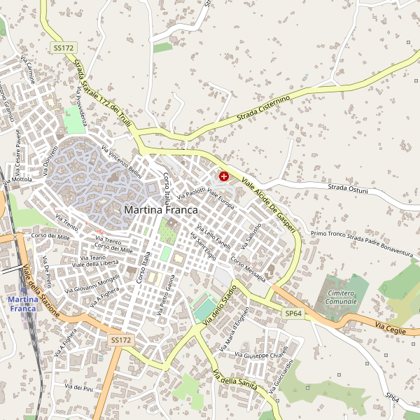 Thumbnail mappa stradale di Martina Franca