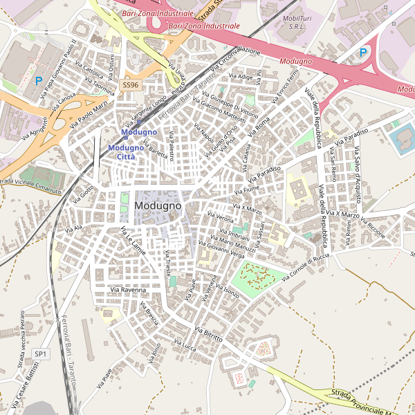 Thumbnail mappa parcheggibiciclette di Modugno