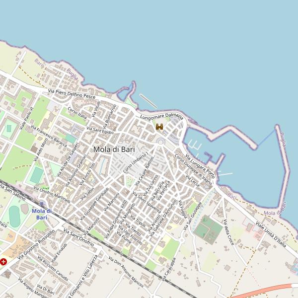 Thumbnail mappa colonninericarica di Mola di Bari