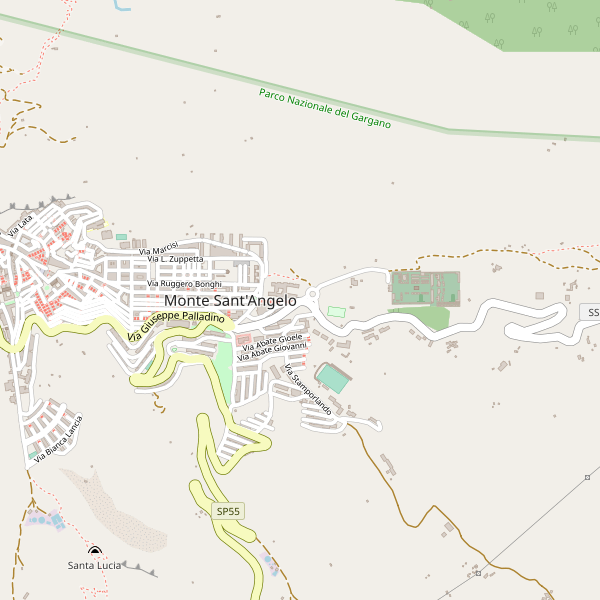 Thumbnail mappa attrazioni di Monte Sant'Angelo