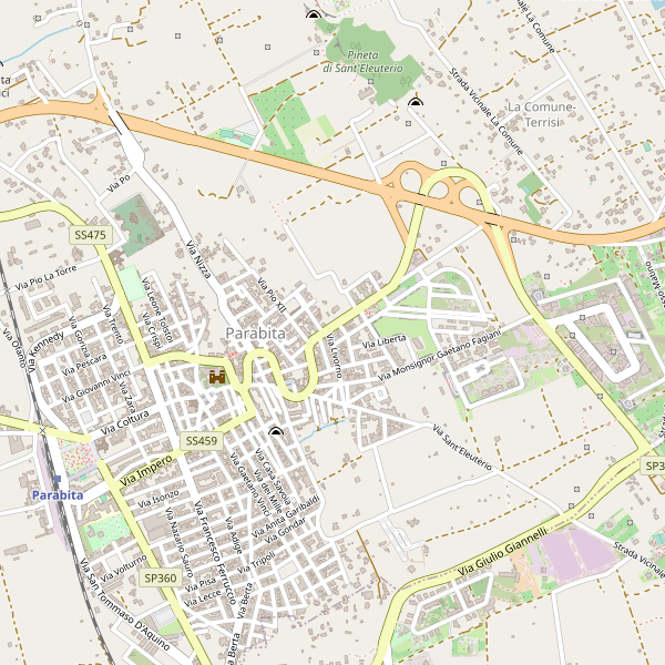 Thumbnail mappa localinotturni di Parabita
