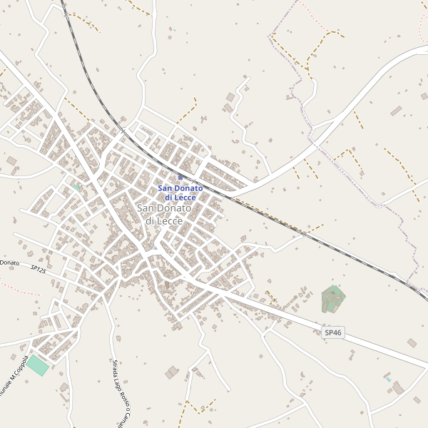 Thumbnail mappa stradale di San Donato di Lecce