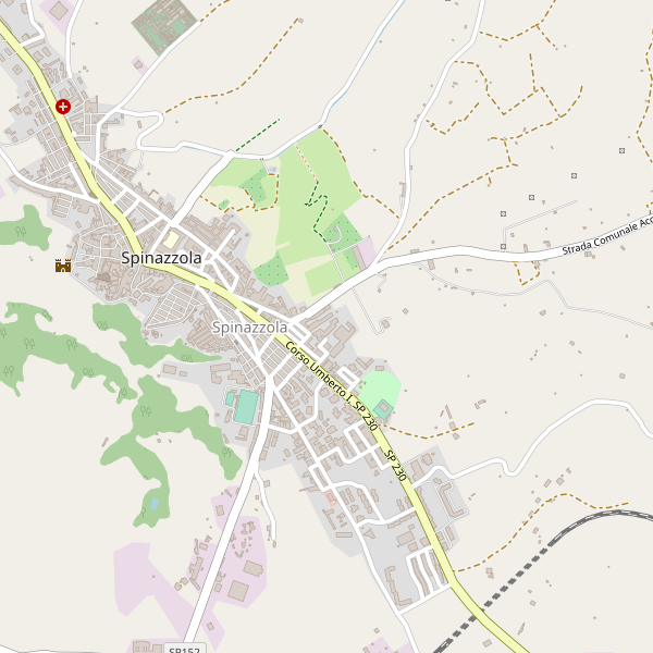 Thumbnail mappa stradale di Spinazzola