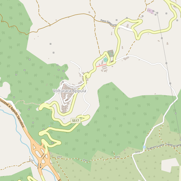 Thumbnail mappa campeggi di Volturara Appula