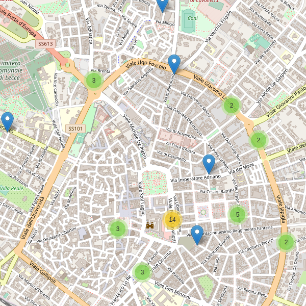 Thumbnail mappa bancomat di Lecce