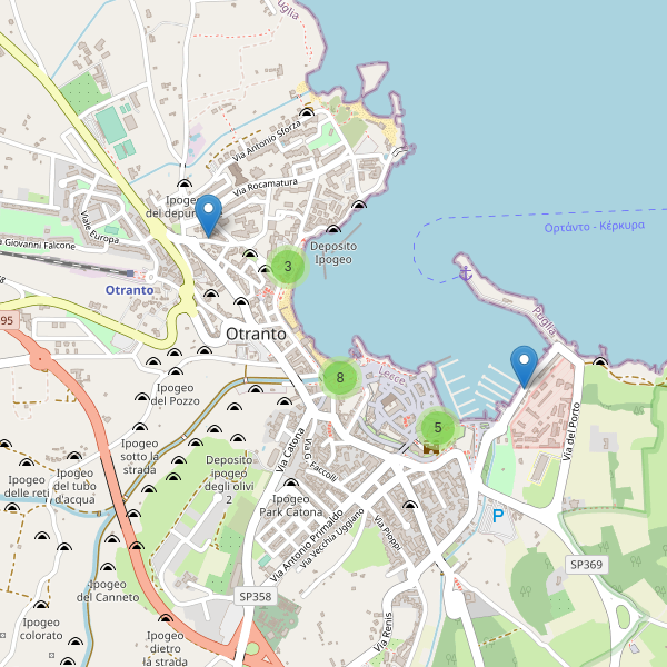 Thumbnail mappa bar di Otranto
