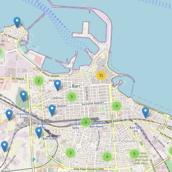 Thumbnail mappa chiese di Bari