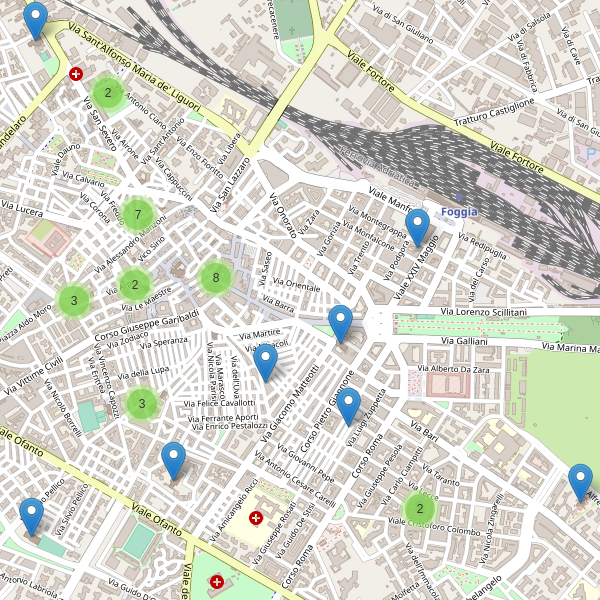 Thumbnail mappa chiese di Foggia