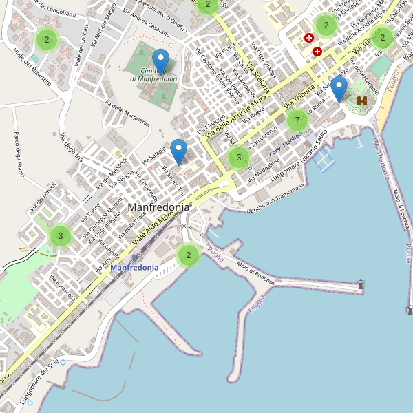 Thumbnail mappa chiese di Manfredonia