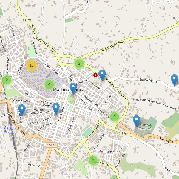 Thumbnail mappa chiese di Martina Franca