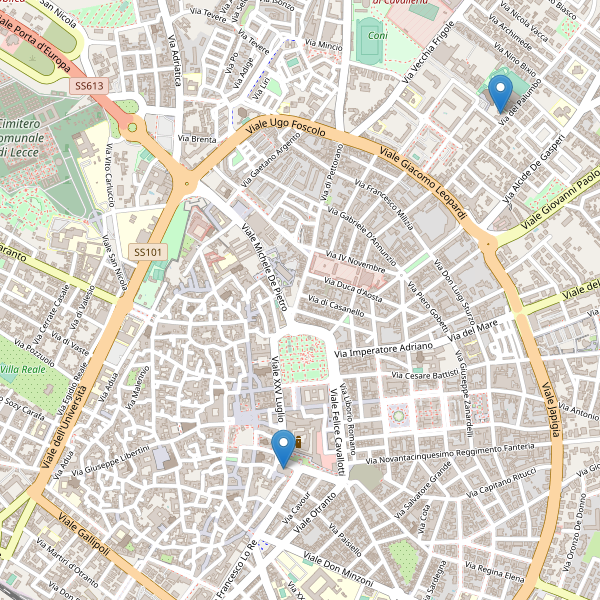 Thumbnail mappa cinema di Lecce