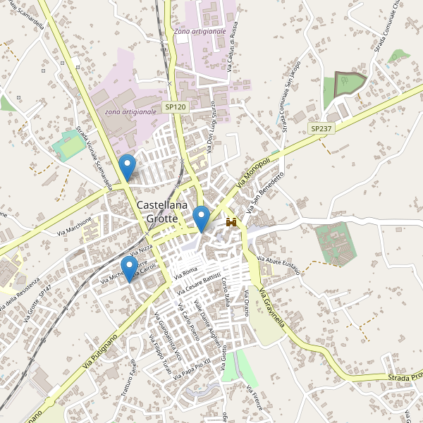 Thumbnail mappa farmacie di Castellana Grotte