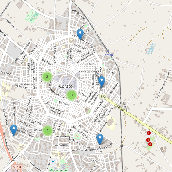 Thumbnail mappa farmacie di Corato