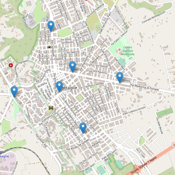 Thumbnail mappa farmacie di Grottaglie