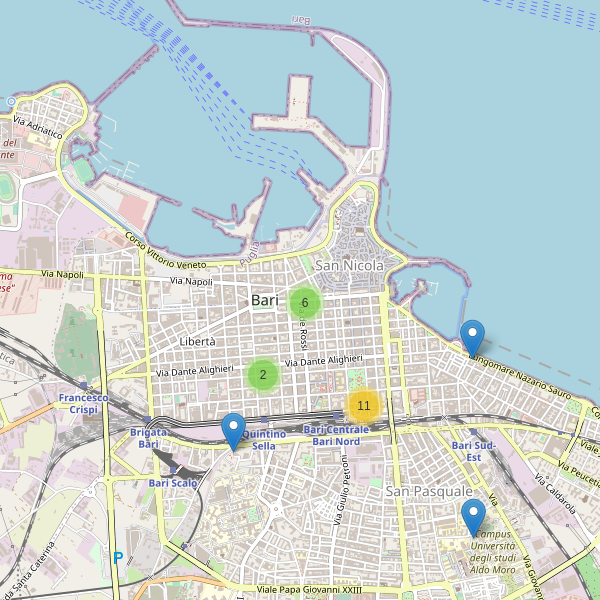 Thumbnail mappa hotel Bari