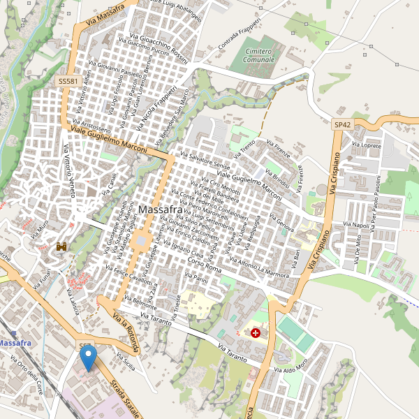 Thumbnail mappa hotel di Massafra