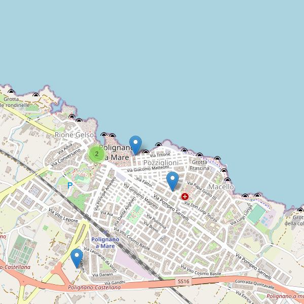 Thumbnail mappa hotel di Polignano a Mare