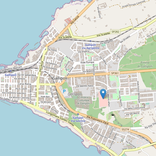 Thumbnail mappa mercati di Gallipoli
