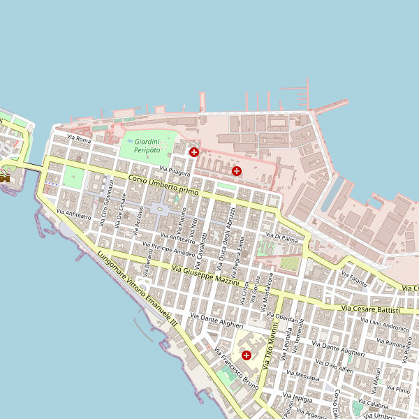 Thumbnail mappa mercati di Taranto