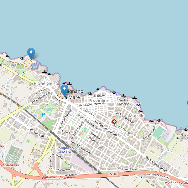 Thumbnail mappa monumenti di Polignano a Mare