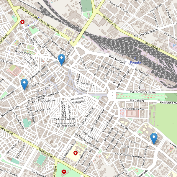 Thumbnail mappa musei di Foggia