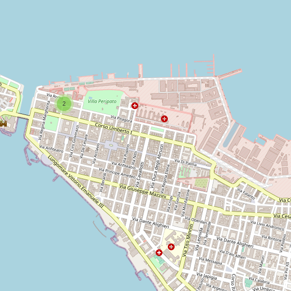 Thumbnail mappa musei di Taranto