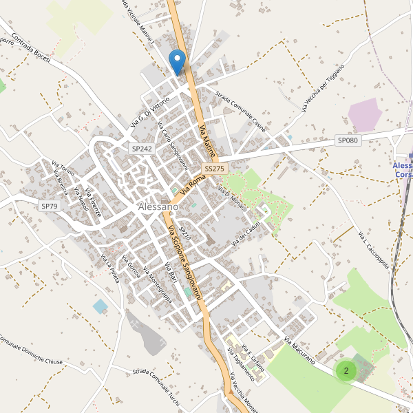 Thumbnail mappa parcheggi di Alessano