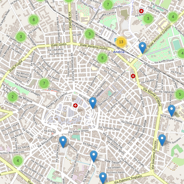 Thumbnail mappa parcheggi di Andria