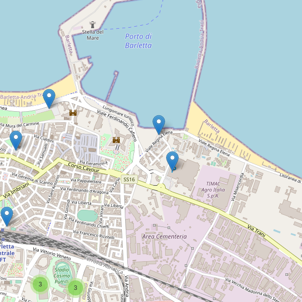 Thumbnail mappa parcheggi Barletta