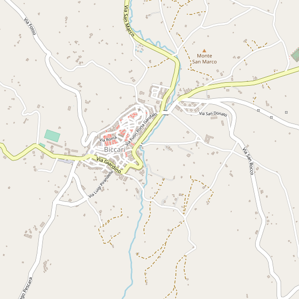 Thumbnail mappa parcheggi di Biccari