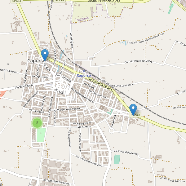 Thumbnail mappa parcheggi di Capurso