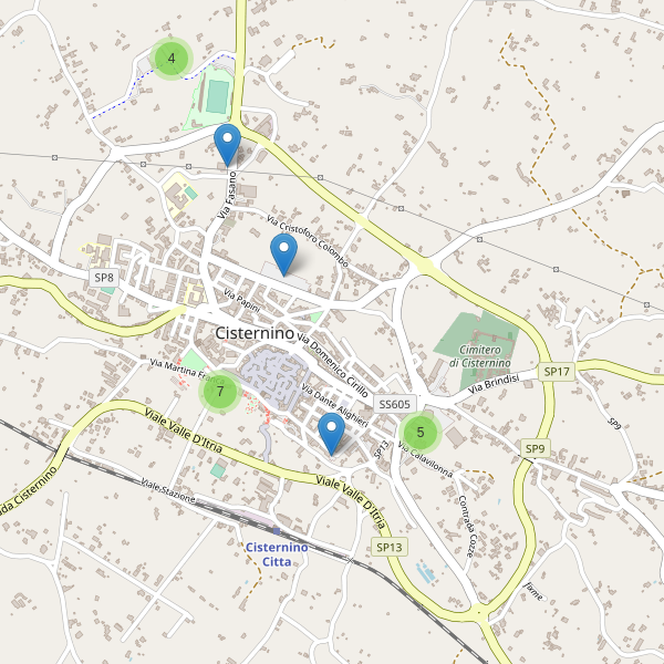 Thumbnail mappa parcheggi di Cisternino