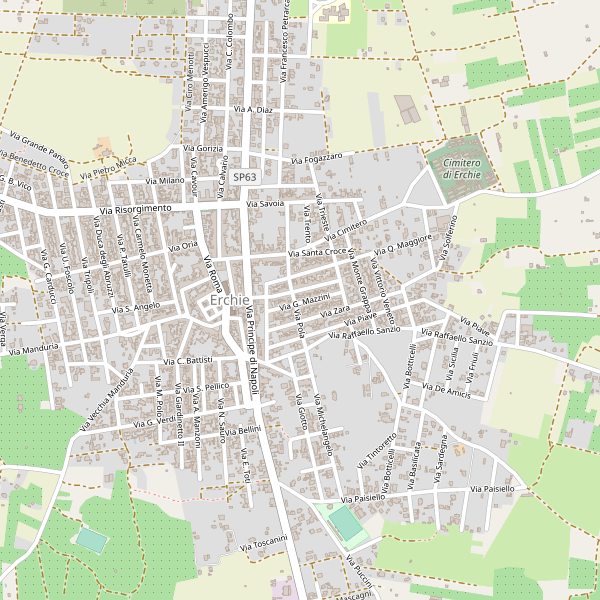 Thumbnail mappa parcheggi di Erchie