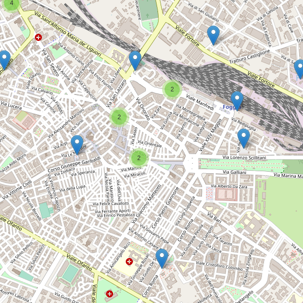 Thumbnail mappa parcheggi di Foggia