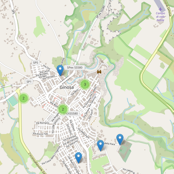Thumbnail mappa parcheggi di Ginosa