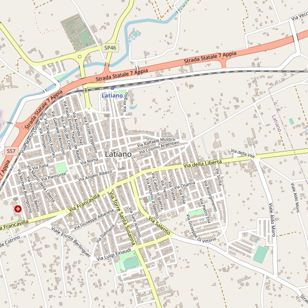 Thumbnail mappa parcheggi di Latiano